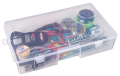 Double-deep design keeps bulky lures and gear organized on the boat.