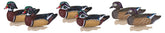 Drake Wood Duck decoy on water from Flambeau Outdoors Storm Front 2 series