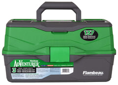 Flambeau Adventurer 3-Tray kit interior trays for easy access and ample gear organization.
