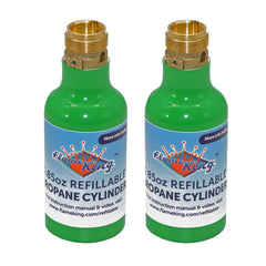 Flame King refill adapter compatibility—best results for quick refills.