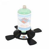 Flame King YSN1LBB propane base stabilizer keeps canisters steady during use