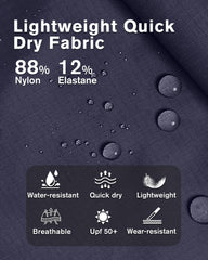 FLEFRM drawstring waist on the pants creates adjustable fit and insect protection.