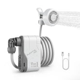 FLEXTAILGEAR MAX Shower compact-design image highlights ultra-light portability for camping.