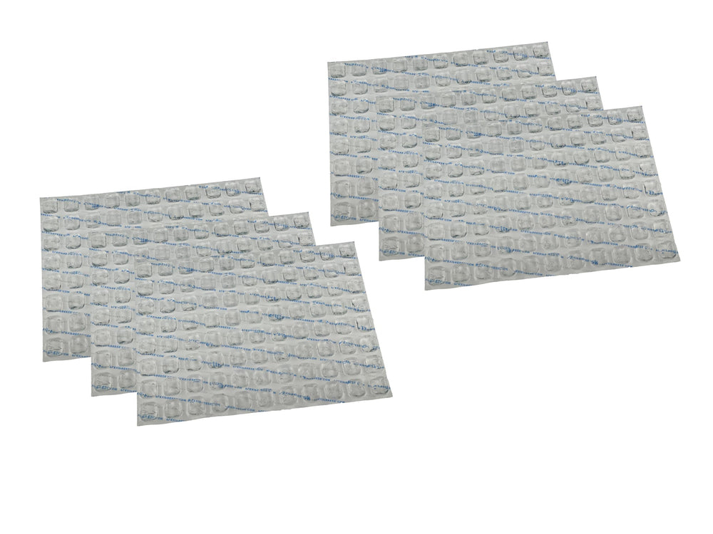 FlexiFreeze Ice Sheets 6-pack laid flat for cooling drinks without mess.