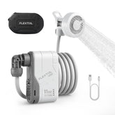 Flextailgear Max Shower device setup enables quick outdoor assembly.