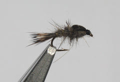 Flies Direct Hares Ear Nymph Assortment - 1 Dozen Trout Fishing Flies (sizes 14, 16, 18) Hand-tied with Mustard hooks