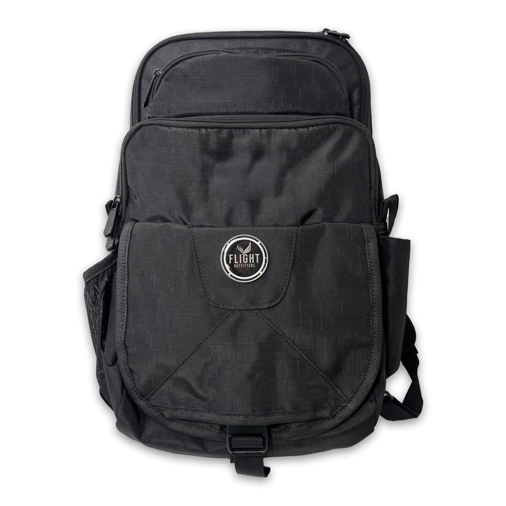 Flight Outfitters Thrust 2.0 Sling Pack front organizer pocket keeps essentials within reach.