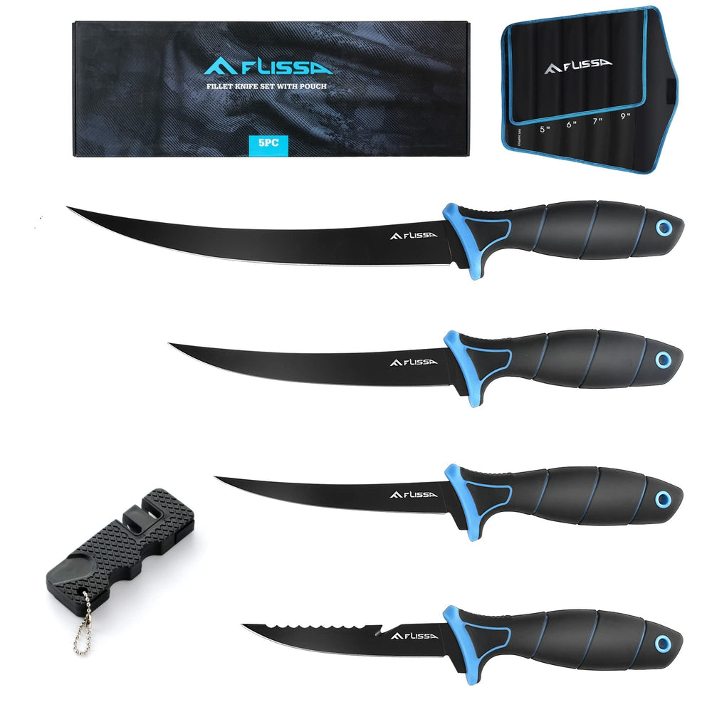 FLISSA 4-piece Fillet Knife Set product image – full view