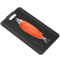 FLISSA nonslip fish fillet mat on kitchen counter showing size
