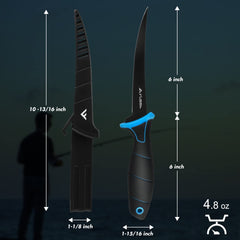 8Cr13MoV stainless steel blade detail