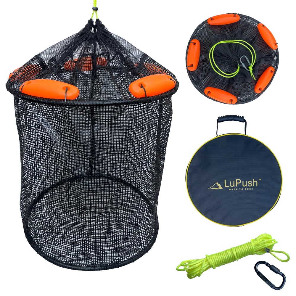 Floating Fish Basket with breathable mesh for live fish