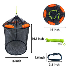 Collapsible design shown collapsed for transport