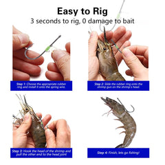 Three-size set: 2/0, 3/0, 4/0 hooks for bass and predatory fish