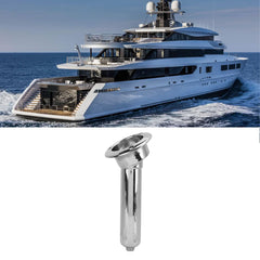 Flush mount rod holder at 15-degree angle