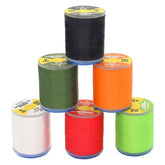Fly tying thread kit 6/0 and 3/0 spools with six color options