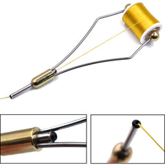 Hackle plier and bodkin included in fly tying tool series