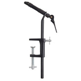 Rotary adjustable fly tying vise with 360-degree rotation