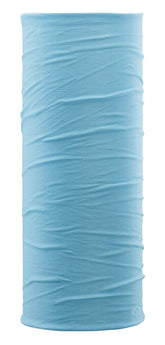 Flying Fisherman SunBandit neck gaiter blue worn for sun protection during outdoor sports.