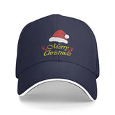 Flyjbs Merry Christmas navy cap highlights festive style for outdoor adventures.