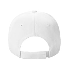 Flyjbs Merry Christmas cap back view showing adjustable strap for all head sizes.