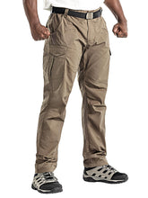 Flyplus men's tactical pants front view shows durable ripstop waterproof fabric for rugged outdoor use.