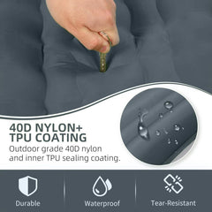 FNARMW multi-season camping pad used as guest floor bed or tent companion