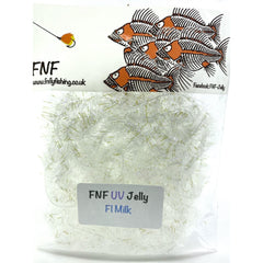 FNF UV Jelly 15mm Milk glows for night fishing and low-light use