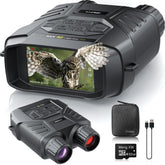 FNIRSI NVS40 4K video sample on screen shows crisp night footage for wildlife viewing