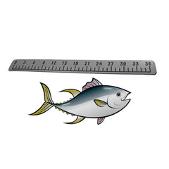 Foam fishing ruler 36 inches with 3M adhesive backing