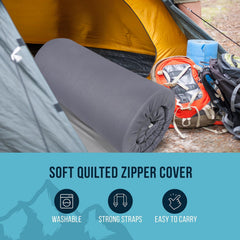 Foamma 4-inch memory foam core delivers supportive comfort on uneven ground