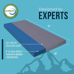 Foamma roll-up compact folding demonstrates easy storage after outdoor nights
