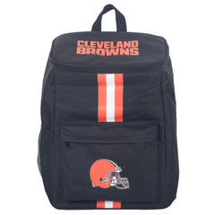 FOCO Cleveland Browns cooler backpack front shows team pride with convenient front access
