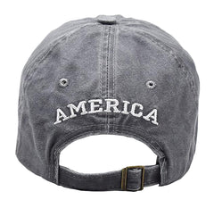 Foetest American Flag cap cotton fabric highlighting soft, breathable texture