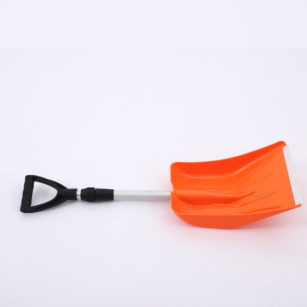 FOLALIFE emergency car snow shovel with adjustable extendable handle for easy snow clearance