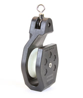 Folbe open block pulley with swivel for crab pots enables quick retrieval at sea