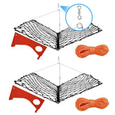Foldable crab trap with stainless steel frame and net