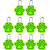 Fopytu cat paw reflector keychain boosts visibility on bags and keys