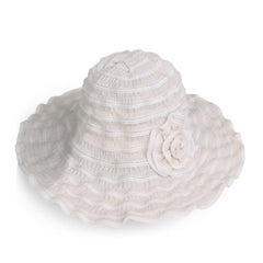 FORBUSITE stretch-drawstring sun hat securely stays on during windy activities