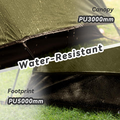 Forceatt camping tent waterproof-rainfly-coverage keeps you dry in wet conditions.