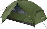 Forceatt 2-person tent front view shows stable shelter for two hikers
