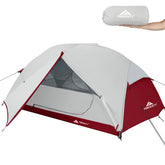 Forceatt tent 2-person with two doors and dual vestibules provides convenient access and gear storage.