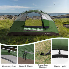 Forceatt tent rainfly close-up showcases waterproof 210T protection.