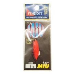 Forest MIU 3.5g 11 top view, ready for long casting and quick control