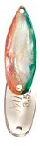 Forest MIU Native Abalone Lure spoon with iridescent finish attracts freshwater fish
