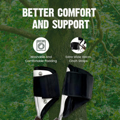 FORESTER camouflage carry bag image demonstrates easy transport between job sites.