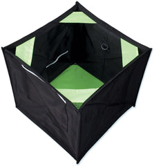 Forester Throw Bag folded cube for easy transport and secure carry at job sites.