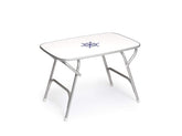 FORMA MARINE boat table folding-rounded-top enables space-saving deck setups