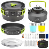 Fortitude21 camping kettle ready for morning coffee on rugged trails.