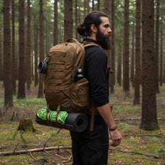 Fortune Edge 35L tactical backpack with MOLLE system enables modular gear on expeditions.