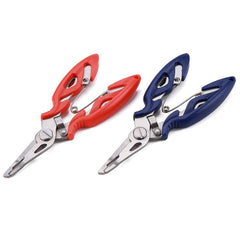 FOSTAR fishing pliers red 5 inch with ergonomic grip for one handed operation